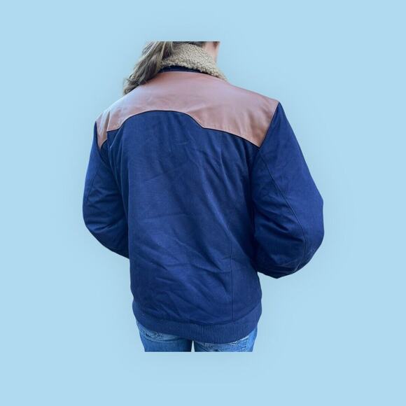 Rainforest Men's Navy Blue Thermolux Quilted Jacket Sz XL $495 - Picture 10 of 16